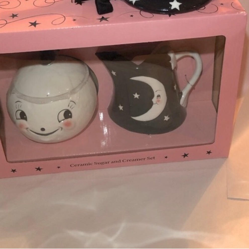 Reserved listing do not buy - Laughing Luna cream and sugar